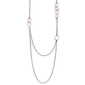 small "o" scatter necklace