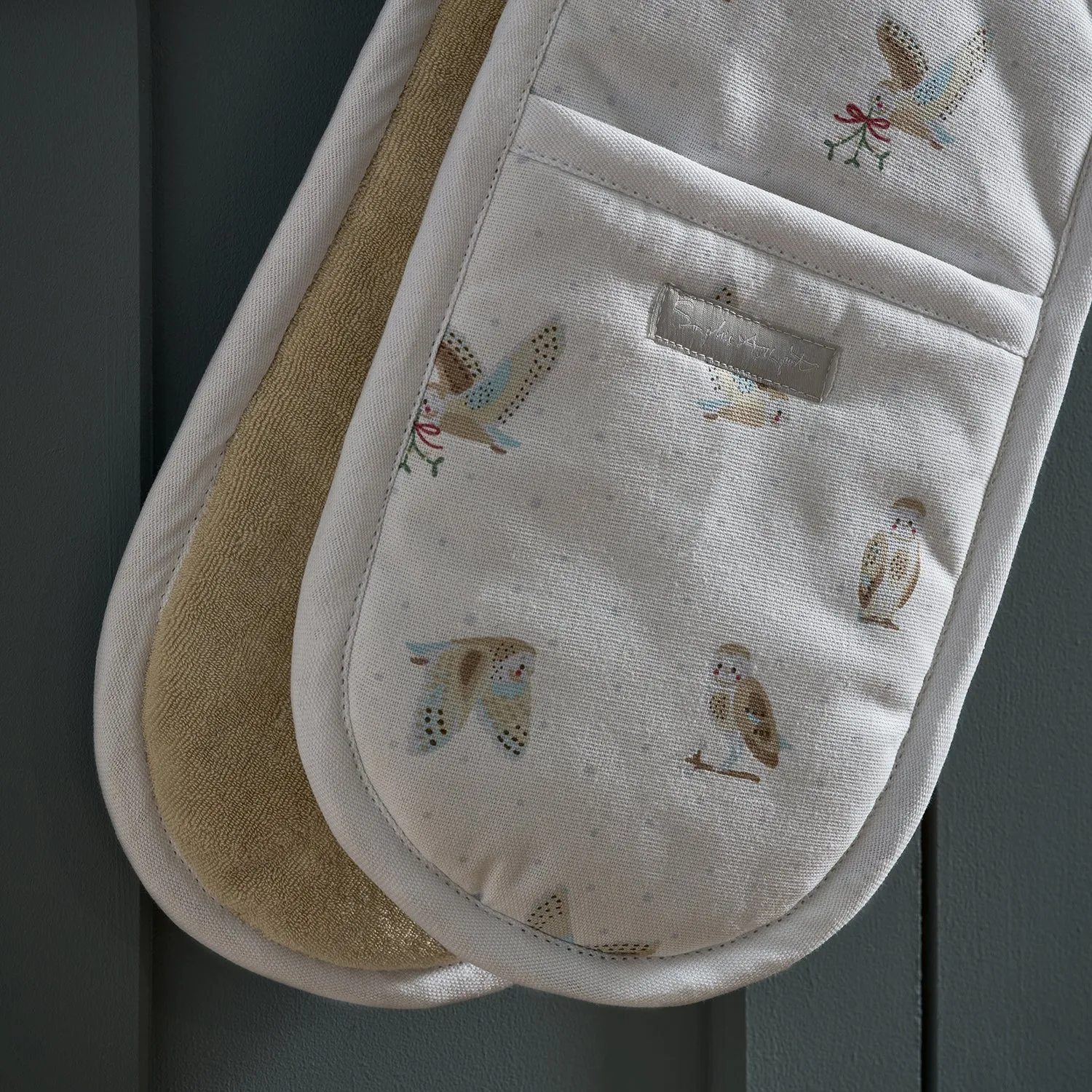 Snowy Owls Double Oven Glove