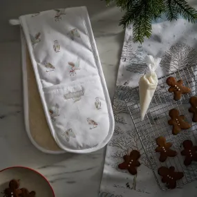 Snowy Owls Double Oven Glove