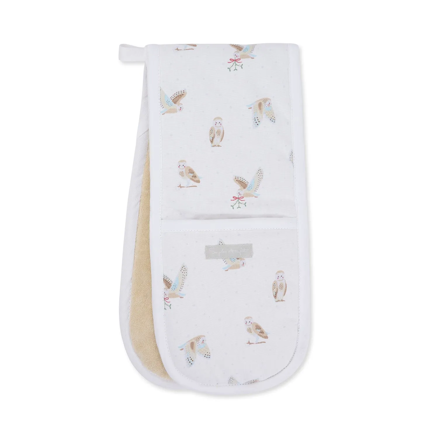 Snowy Owls Double Oven Glove