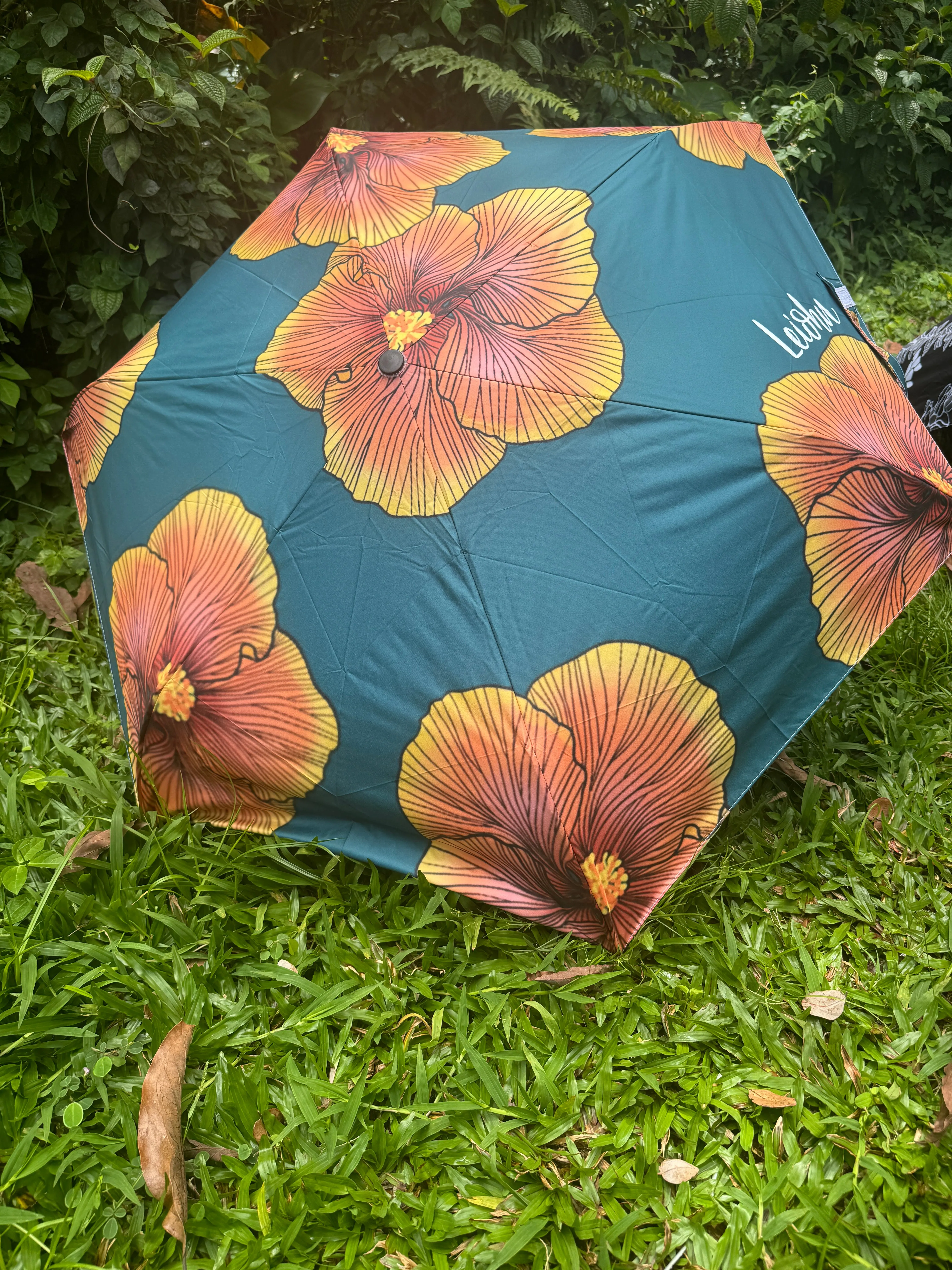 Sunrise Hibiscus - Compact Umbrella