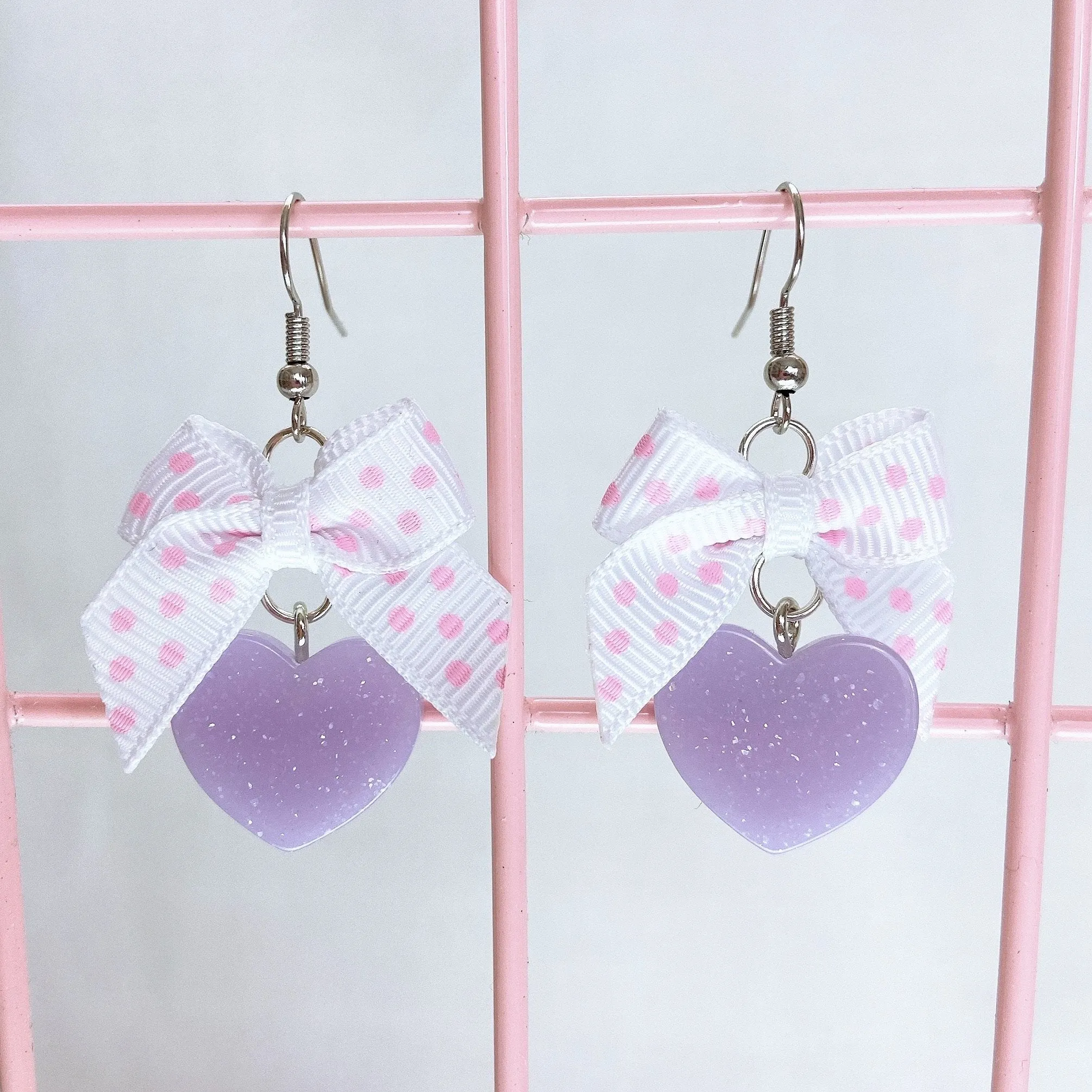 Twinkle Heart Earrings (5 Colors)
