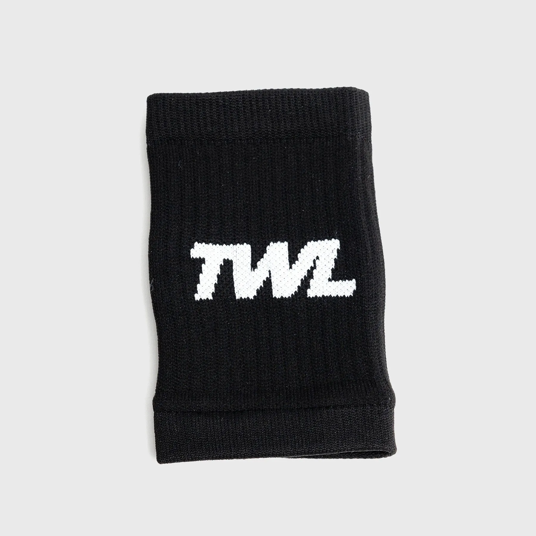 TWL - KNITTED WRISTBANDS - PAIR - BLACK/WHITE