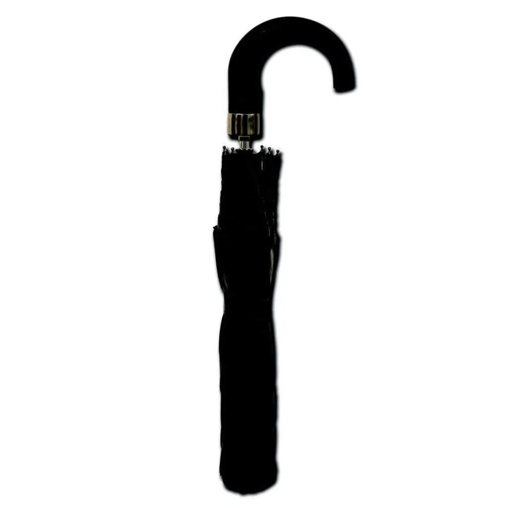 Umbrella 17in Black Compact Handle