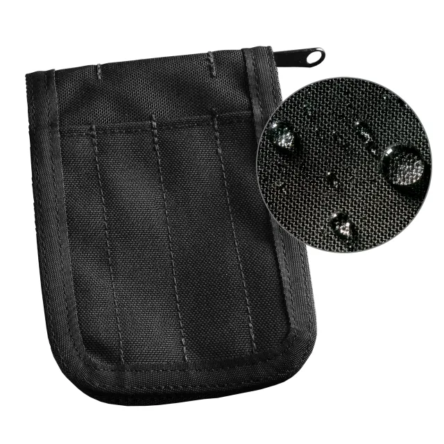 Weatherproof CORDURA Fabric Notebook Cover, 3" x 5", Black Cover (No. C935B)