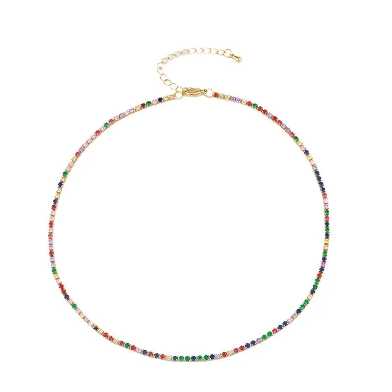 Wholesale colorful copper Necklaces JDC-NE-AS208
