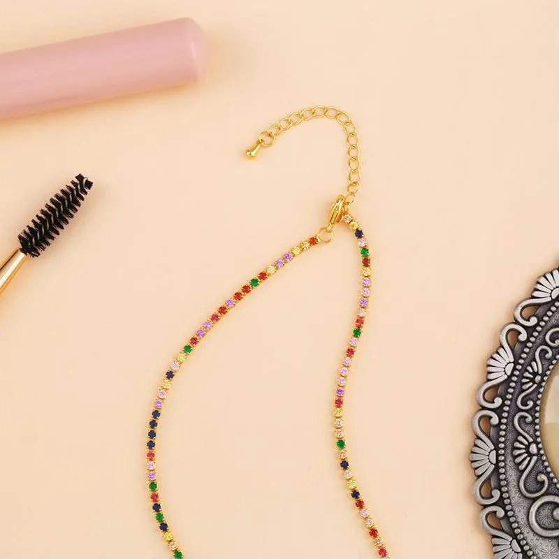 Wholesale colorful copper Necklaces JDC-NE-AS208