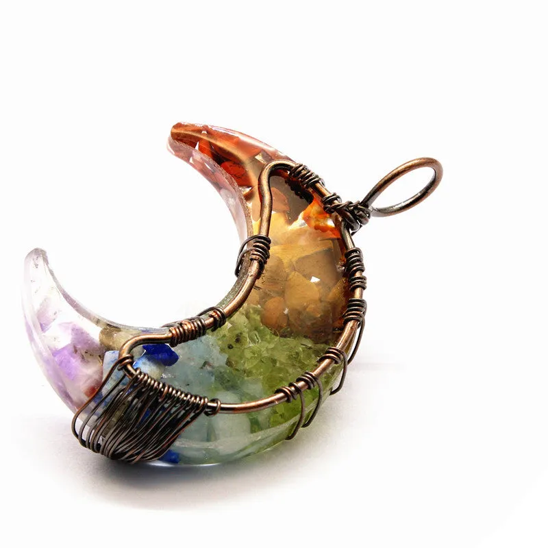 Wholesale Colorful Hand Winding Jewelry Pendants JDC-CS-Jinshe006