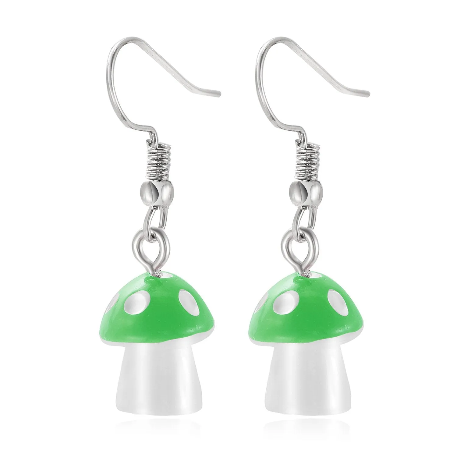Wholesale colorful resin mushroom Pendant JDC-NE-F303