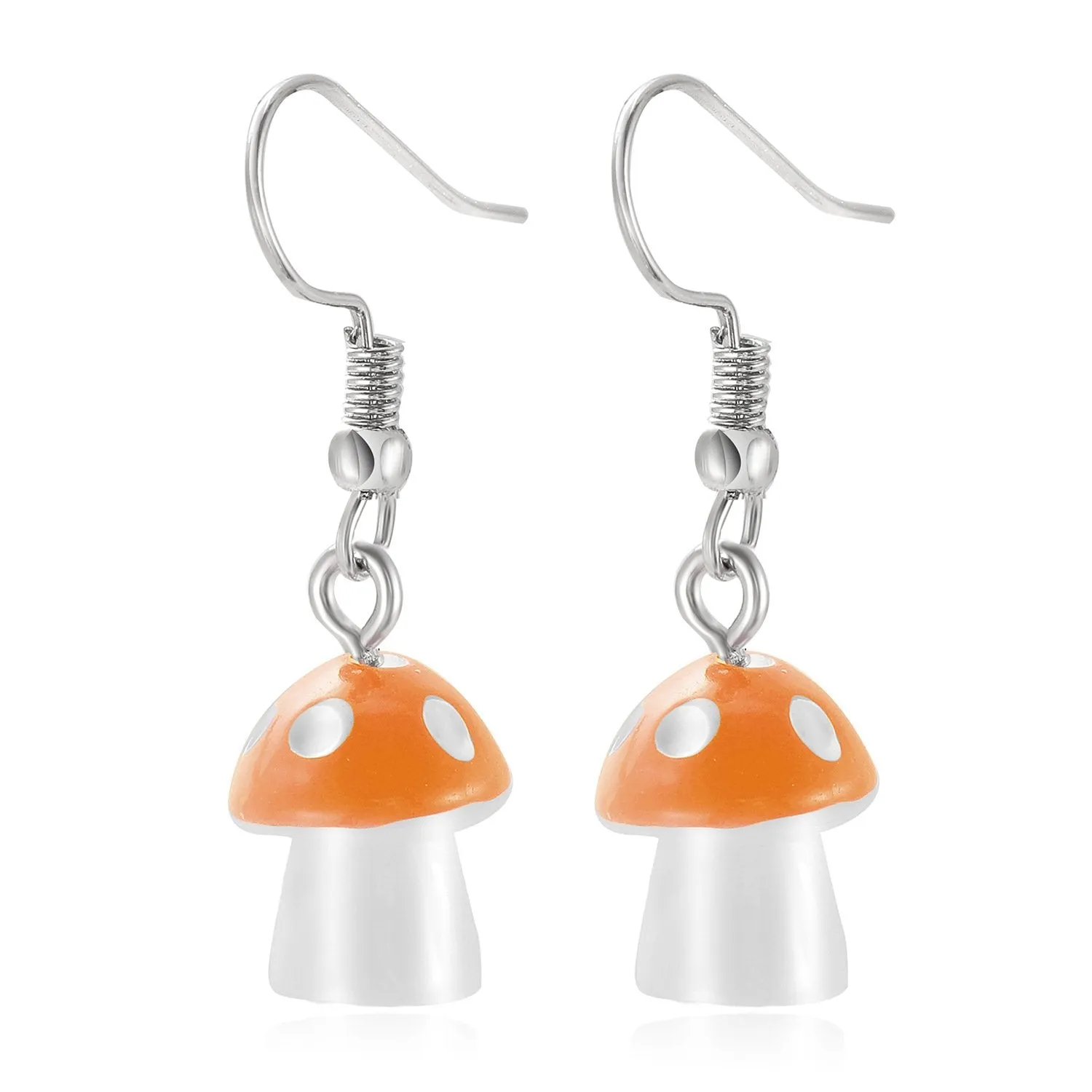 Wholesale colorful resin mushroom Pendant JDC-NE-F303