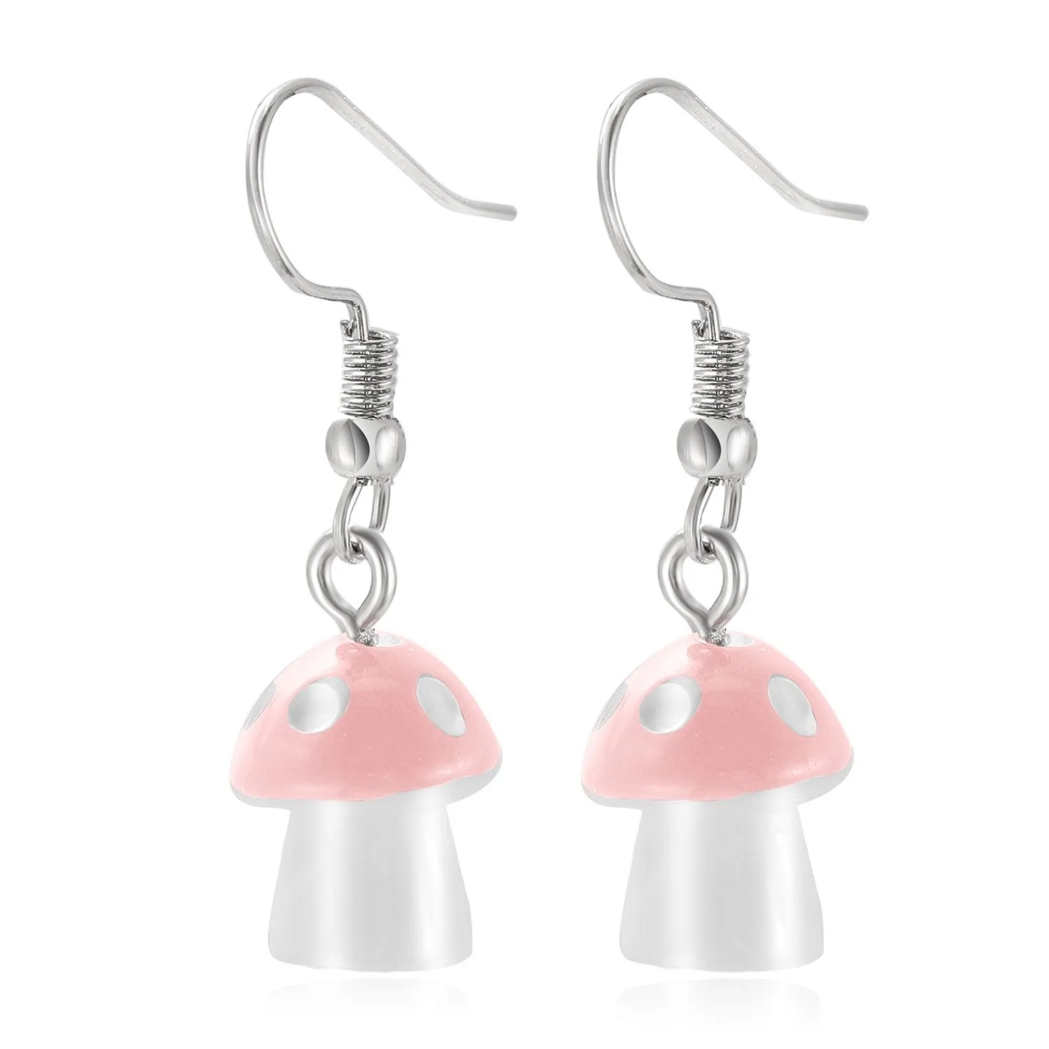 Wholesale colorful resin mushroom Pendant JDC-NE-F303