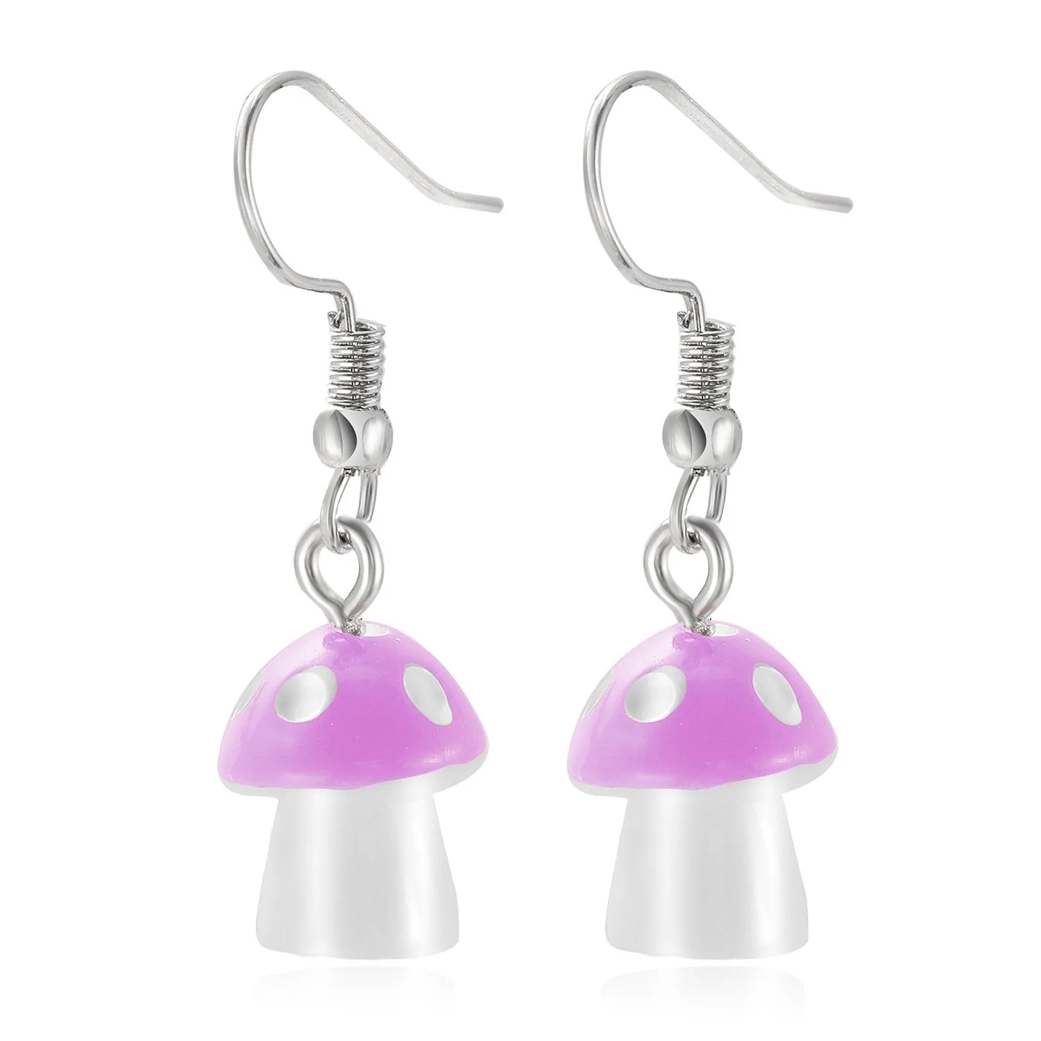 Wholesale colorful resin mushroom Pendant JDC-NE-F303